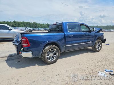 Trzecie zdjęcie samochodu z tyłu: 2019 RAM 1500 LIMITED VIN:1C6SRFHT1KN640652 - miniatura