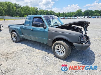 Czwarte zdjęcie samochodu z boku: 1996 FORD RANGER SUPER CAB VIN:1FTCR14A6TPB15600 - miniatura