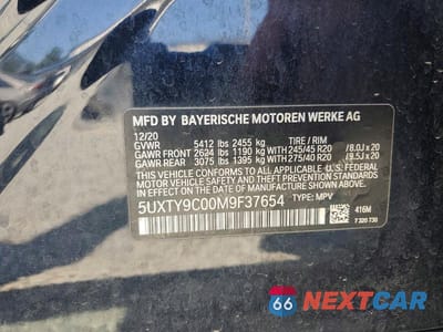 Zdjęcie 13 z 13 samochodu: 2021 BMW X3 XDRIVEM40I VIN:5UXTY9C00M9F37654 - miniatura