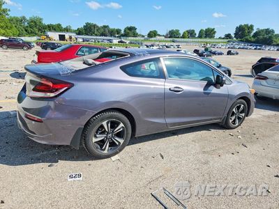 Trzecie zdjęcie samochodu z tyłu: 2015 HONDA CIVC VIN:2HGFG3B81FH515802 - miniatura