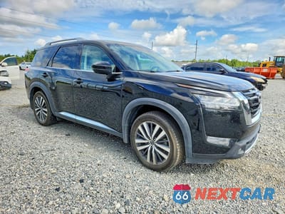 Czwarte zdjęcie samochodu z boku: 2022 NISSAN PATHFINDER PLATINUM VIN:5N1DR3DH8NC256042 - miniatura