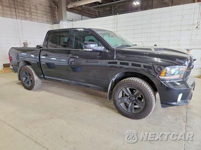 Czwarte zdjęcie samochodu z boku: 2017 RAM 1500 SPORT VIN:1C6RR7MTXHS705874 - miniatura