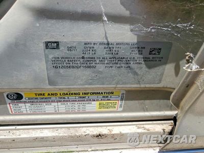 Zdjęcie 34 z 36 samochodu: 2011 CHEVROLET MALIBU VIN:1G1ZC5E02CF160802 - miniatura