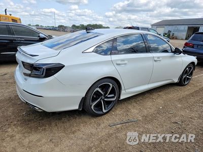 Trzecie zdjęcie samochodu z tyłu: 2022 HONDA ACCORD SPORT VIN:1HGCV2F31NA025536 - miniatura