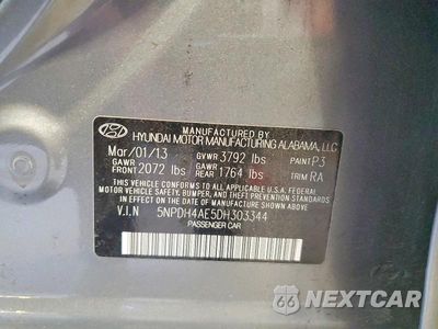 Zdjęcie 13 z 13 samochodu: 2013 HYUNDAI ELANTRA GLS VIN:5NPDH4AE5DH303344 - miniatura
