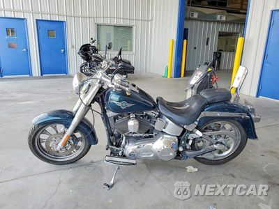 Trzecie zdjęcie samochodu z tyłu: 2002 HARLEY-DAVIDSON FLSTFI VIN:1HD1BXB332Y073607 - miniatura