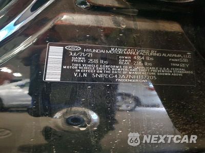 Zdjęcie 23 z 24 samochodu: 2022 HYUNDAI SONATA SE VIN:5NPEG4JA7NH137205 - miniatura
