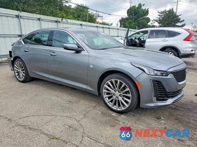 Czwarte zdjęcie samochodu z boku: 2021 CADILLAC CT5 PREMIUM LUXURY VIN:1G6DT5RKXM0147560 - miniatura
