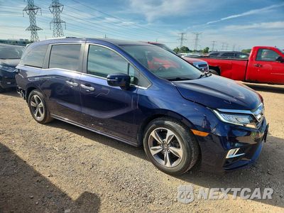 Czwarte zdjęcie samochodu z boku: 2019 HONDA ODYSSEY TOURING VIN:5FNRL6H81KB043410 - miniatura