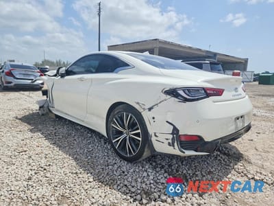 Drugie zdjęcie samochodu z przodu: 2021 INFINITI Q60 LUXE VIN:JN1EV7KK9MM410845 - miniatura