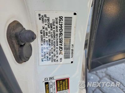 Zdjęcie 12 z 12 samochodu: 2008 HONDA CIVIC LX VIN:2HGFA16578H344756 - miniatura