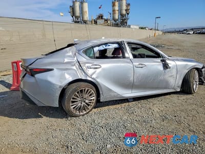 Trzecie zdjęcie samochodu z tyłu: 2023 LEXUS IS 300 VIN:JTHDA1D28P5127543 - miniatura