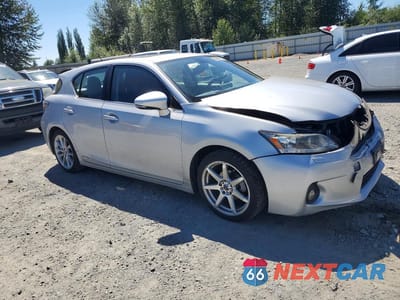 Czwarte zdjęcie samochodu z boku: 2012 LEXUS CT 200 VIN:JTHKD5BH8C2069801 - miniatura