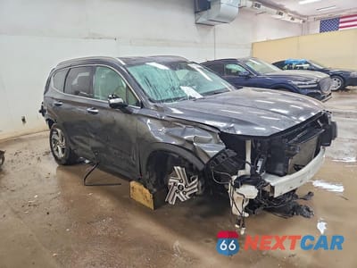 Czwarte zdjęcie samochodu z boku: 2021 HYUNDAI SANTA FE SEL VIN:5NMS6DAJ5MH341678 - miniatura