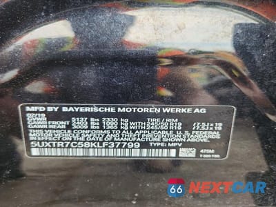 Zdjęcie 13 z 13 samochodu: 2019 BMW X3 SDRIVE30I VIN:5UXTR7C58KLF37799 - miniatura