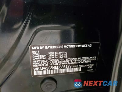 Zdjęcie 12 z 12 samochodu: 2014 BMW 535 D XDRIVE VIN:WBAFV3C54ED686139 - miniatura