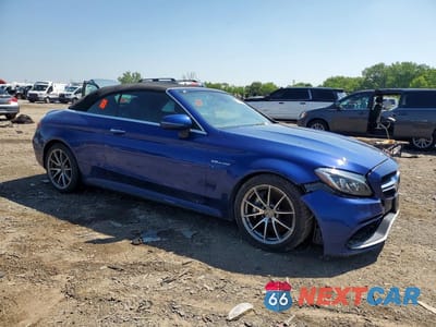Czwarte zdjęcie samochodu z boku: 2018 MERCEDES-BENZ C 63 AMG VIN:WDDWK8GB9JF704146 - miniatura