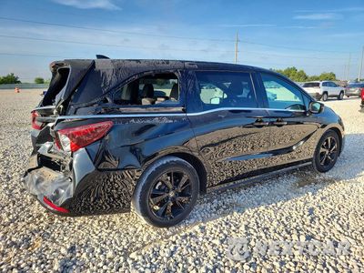 Trzecie zdjęcie samochodu z tyłu: 2023 HONDA ODYSSEY SPORT-L VIN:5FNRL6H71PB027738 - miniatura