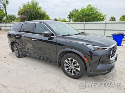 Czwarte zdjęcie samochodu z boku: 2022 INFINITI QX60 PURE VIN:5N1DL1ER2NC336126 - miniatura