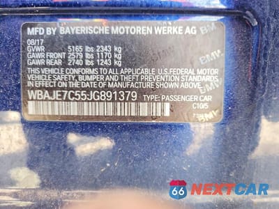 Zdjęcie 12 z 12 samochodu: 2018 BMW 540 XI VIN:WBAJE7C55JG891379 - miniatura