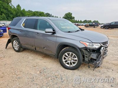 Czwarte zdjęcie samochodu z boku: 2019 CHEVROLET TRAVERSE LT VIN:1GNERGKW3KJ285965 - miniatura