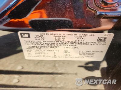 Zdjęcie 13 z 13 samochodu: 2016 CHEVROLET EQUINOX LT VIN:2GNFLFEKXG6104728 - miniatura