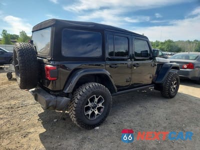 Trzecie zdjęcie samochodu z tyłu: 2018 JEEP WRANGLER UNLIMITED RUBICON VIN:1C4HJXFG0JW148953 - miniatura