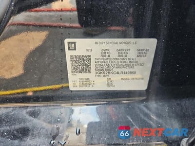 Zdjęcie 13 z 13 samochodu: 2020 GMC YUKON SLT VIN:1GKS2BKC4LR149859 - miniatura