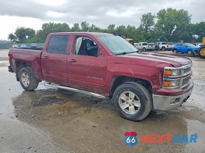 Czwarte zdjęcie samochodu z boku: 2015 CHEVROLET SILVERADO K1500 LT VIN:3GCUKREC4FG309073 - miniatura