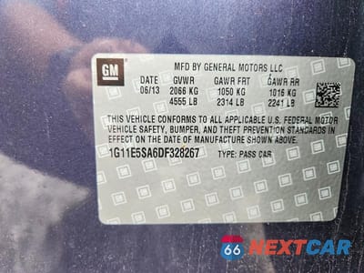 Zdjęcie 12 z 12 samochodu: 2013 CHEVROLET MALIBU 2LT VIN:1G11E5SA6DF328267 - miniatura