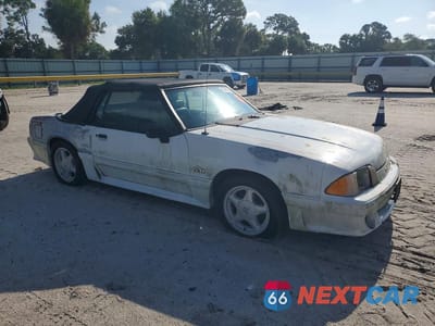 Czwarte zdjęcie samochodu z boku: 1990 FORD MUSTANG GT VIN:1FACP45E9LF159966 - miniatura