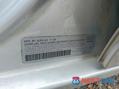 Zdjęcie 12 z 12 samochodu: 2009 AUDI A4 PREMIUM PLUS VIN:WAUSF78K29N040132 - miniatura