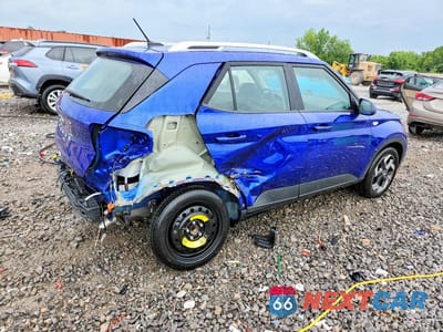 Trzecie zdjęcie samochodu z tyłu: 2025 HYUNDAI VENUE SEL VIN:KMHRC8A38SU406637 - miniatura