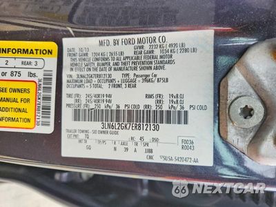 Zdjęcie 12 z 12 samochodu: 2014 LINCOLN MKZ VIN:3LN6L2GK7ER812130 - miniatura