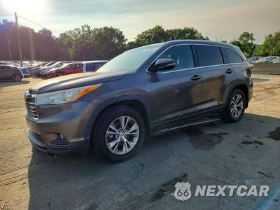 2014 TOYOTA HIGHLANDER XLE 5TDJKRFH9ES018694 - główne zdjęcie licytacji z USA - miniatura