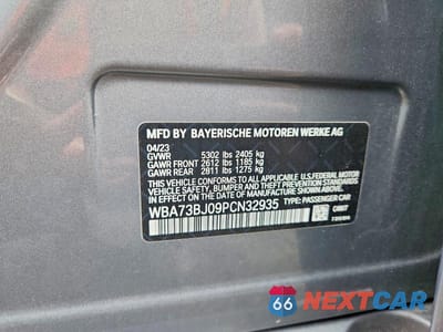 Zdjęcie 12 z 12 samochodu: 2023 BMW 540 XI VIN:WBA73BJ09PCN32935 - miniatura