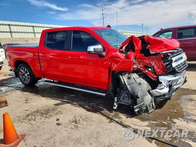 Czwarte zdjęcie samochodu z boku: 2021 CHEVROLET SILVERADO C1500 LT VIN:3GCPWCED6MG241234 - miniatura