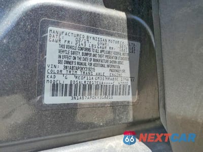 Zdjęcie 13 z 13 samochodu: 2019 NISSAN SENTRA SR VIN:3N1AB7AP0KY318215 - miniatura
