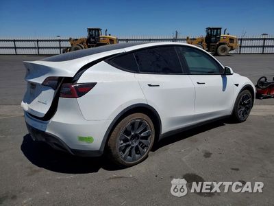 Trzecie zdjęcie samochodu z tyłu: 2021 TESLA MODEL Y VIN:5YJYGDEE4MF199376 - miniatura