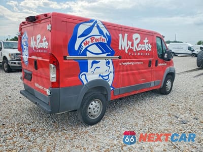 Trzecie zdjęcie samochodu z tyłu: 2018 RAM PROMASTER 1500 1500 STANDARD VIN:3C6TRVAG9JE156002 - miniatura