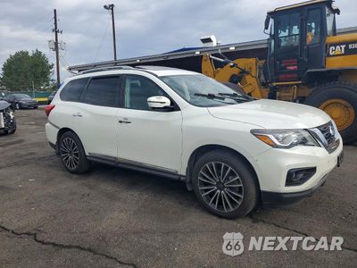 Czwarte zdjęcie samochodu z boku: 2017 NISSAN PATHFINDER PLATINUM VIN:5N1DR2MM9HC604751 - miniatura