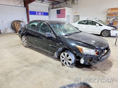 Czwarte zdjęcie samochodu z boku: 2009 HONDA ACCORD EXL VIN:1HGCP26819A033812 - miniatura