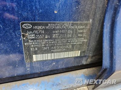 Zdjęcie 12 z 12 samochodu: 2015 HYUNDAI SONATA SPORT VIN:5NPE34AF5FH020828 - miniatura