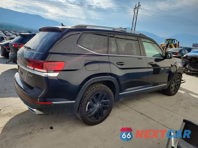 Trzecie zdjęcie samochodu z tyłu: 2021 VOLKSWAGEN ATLAS SEL VIN:1V2BP2CA3MC504954 - miniatura