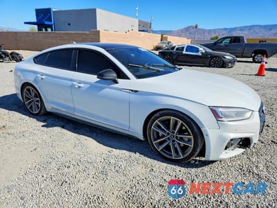 Czwarte zdjęcie samochodu z boku: 2019 AUDI A5 PRESTIGE S-LINE VIN:WAUFNCF56KA022210 - miniatura