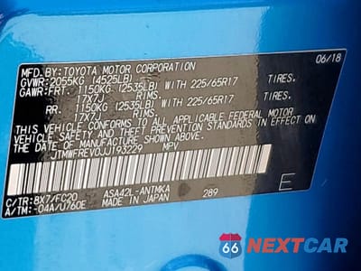 Zdjęcie 13 z 13 samochodu: 2018 TOYOTA RAV4 XLE VIN:JTMWFREV0JJ193229 - miniatura