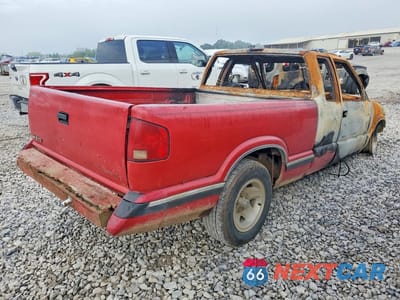 Trzecie zdjęcie samochodu z tyłu: 1996 CHEVROLET S TRUCK S10 VIN:1GCCS19X9TK177572 - miniatura