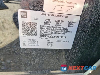 Zdjęcie 13 z 13 samochodu: 2023 GMC ACADIA AT4 VIN:1GKKNLLS2PZ219318 - miniatura