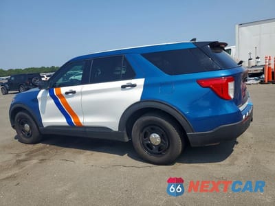 Drugie zdjęcie samochodu z przodu: 2021 FORD EXPLORER POLICE INTERCEPTOR VIN:1FM5K8AW9MNA14775 - miniatura