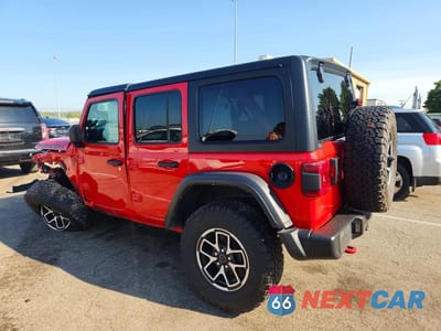 Drugie zdjęcie samochodu z przodu: 2024 JEEP WRANGLER RUBICON VIN:1C4PJXFG9RW337639 - miniatura